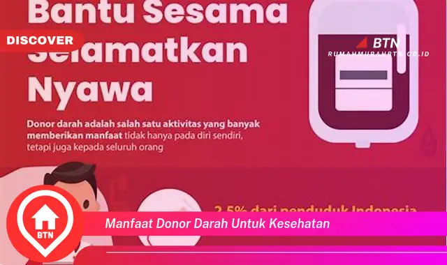 manfaat donor darah untuk kesehatan