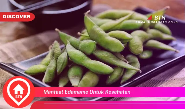 manfaat edamame untuk kesehatan