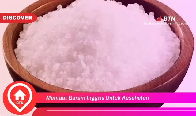 manfaat garam inggris untuk kesehatan