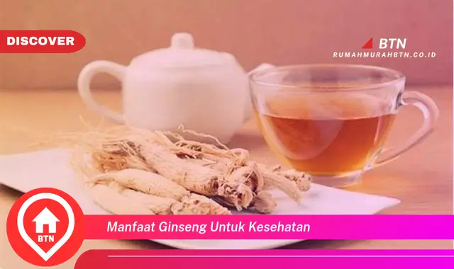 manfaat ginseng untuk kesehatan