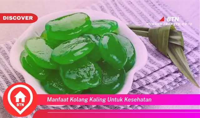 manfaat kolang kaling untuk kesehatan