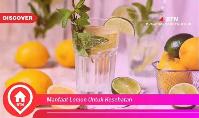 manfaat lemon untuk kesehatan