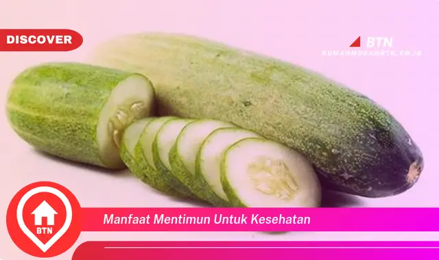 manfaat mentimun untuk kesehatan