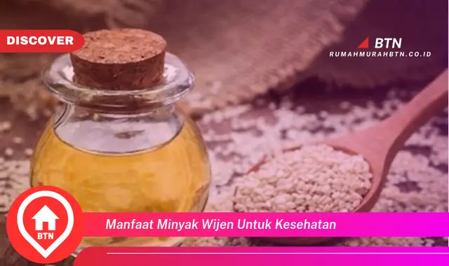 manfaat minyak wijen untuk kesehatan