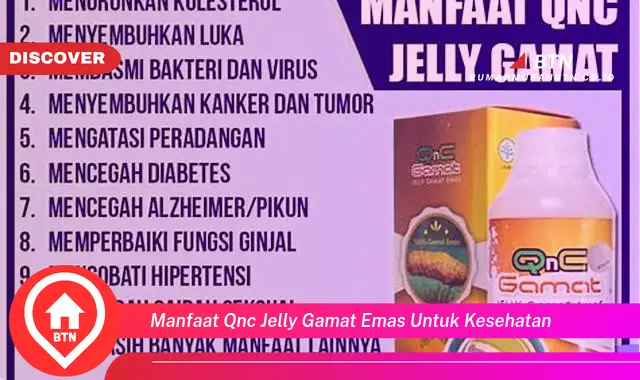 manfaat qnc jelly gamat emas untuk kesehatan