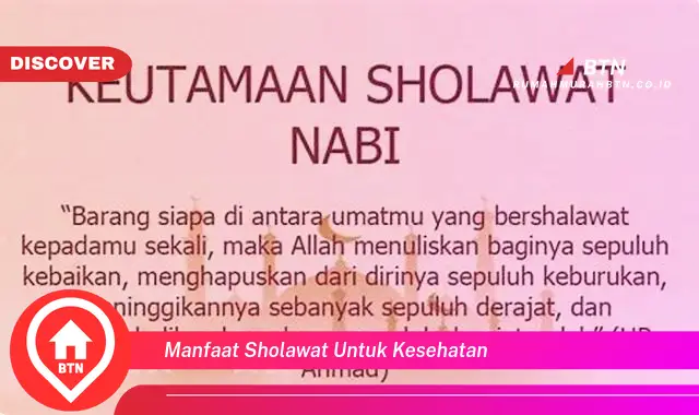 manfaat sholawat untuk kesehatan