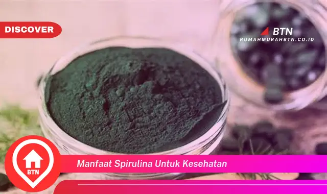 manfaat spirulina untuk kesehatan