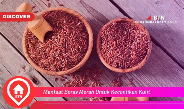 manfaat beras merah untuk kecantikan kulit