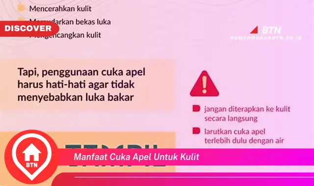 manfaat cuka apel untuk kulit