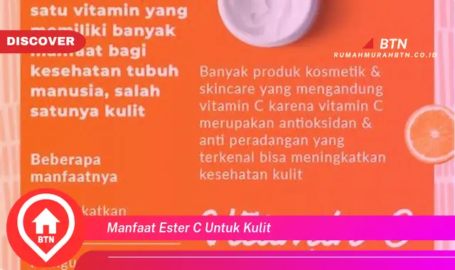 manfaat ester c untuk kulit