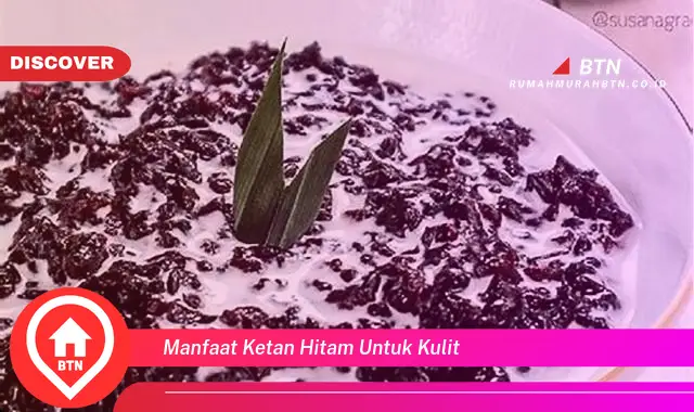 manfaat ketan hitam untuk kulit