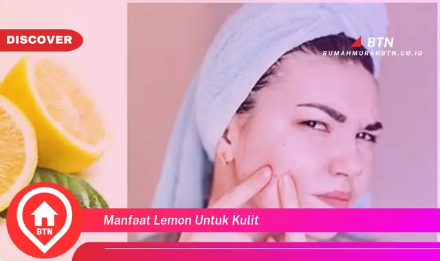 manfaat lemon untuk kulit