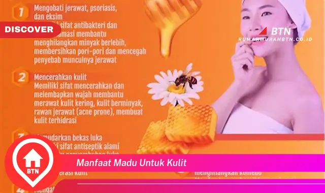 manfaat madu untuk kulit