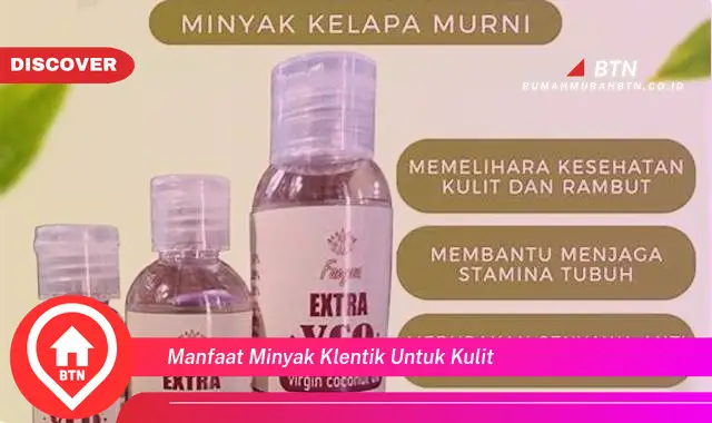 manfaat minyak klentik untuk kulit