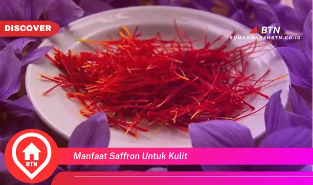 manfaat saffron untuk kulit