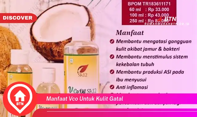 manfaat vco untuk kulit gatal