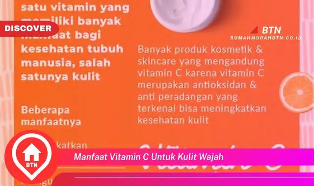 manfaat vitamin c untuk kulit wajah