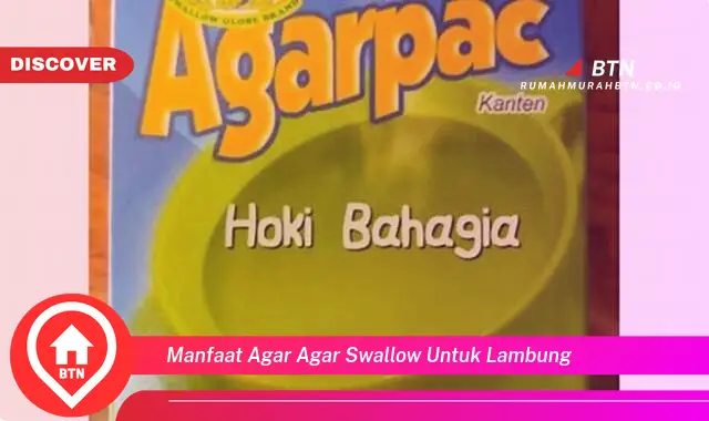 manfaat agar agar swallow untuk lambung