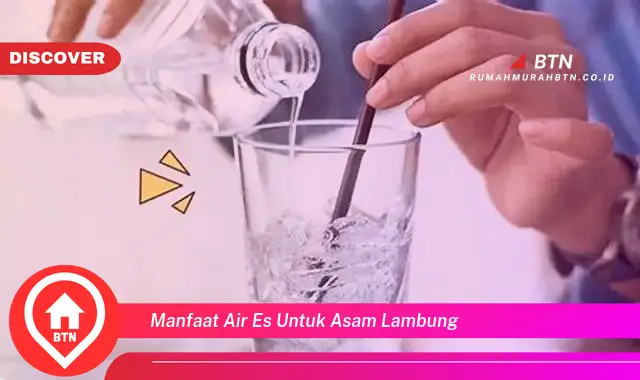 manfaat air es untuk asam lambung