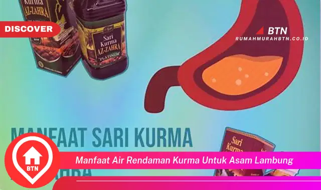 manfaat air rendaman kurma untuk asam lambung