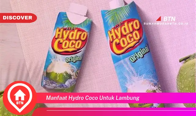 manfaat hydro coco untuk lambung