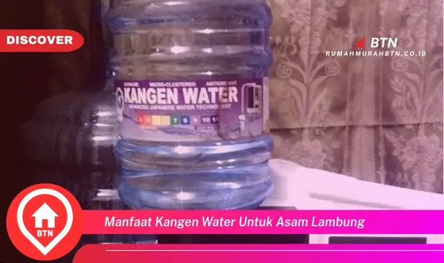 manfaat kangen water untuk asam lambung