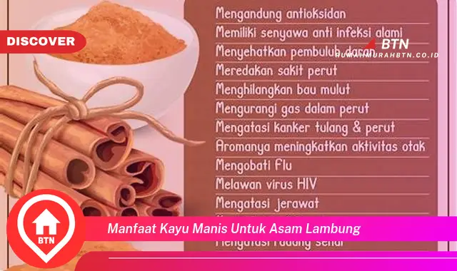 manfaat kayu manis untuk asam lambung