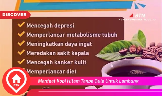 manfaat kopi hitam tanpa gula untuk lambung