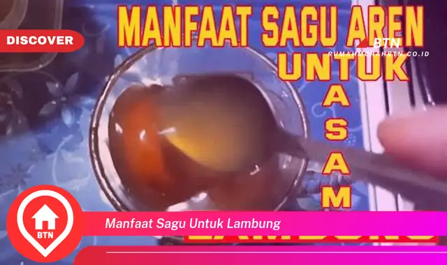 manfaat sagu untuk lambung