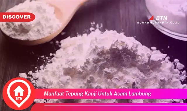 manfaat tepung kanji untuk asam lambung