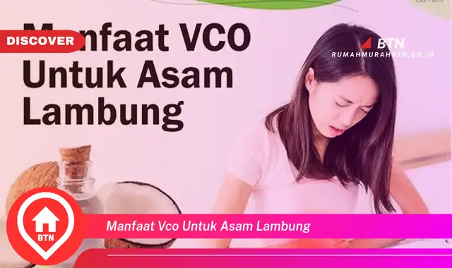 manfaat vco untuk asam lambung