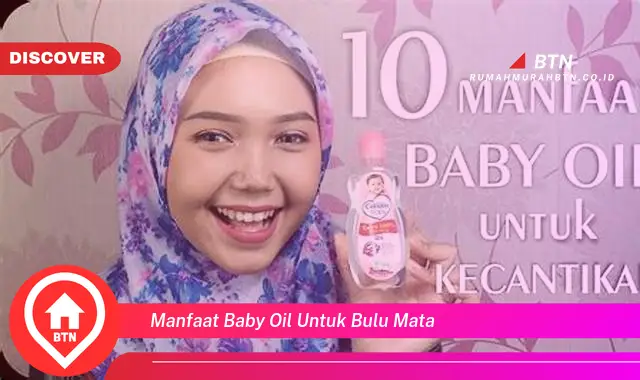 manfaat baby oil untuk bulu mata