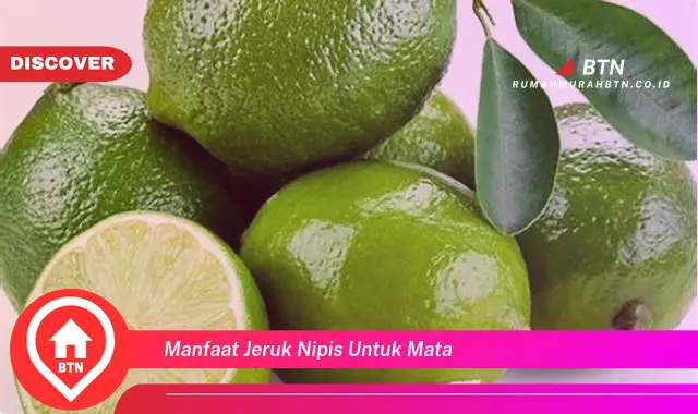 manfaat jeruk nipis untuk mata