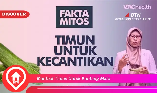 manfaat timun untuk kantung mata