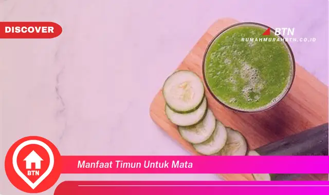 manfaat timun untuk mata