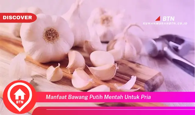 manfaat bawang putih mentah untuk pria