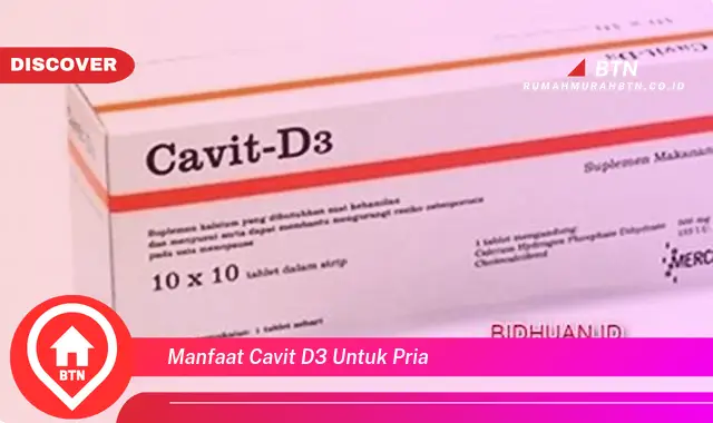 manfaat cavit d3 untuk pria