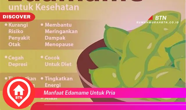 manfaat edamame untuk pria