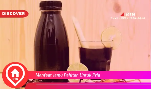 manfaat jamu pahitan untuk pria