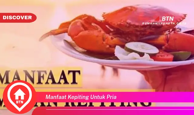 manfaat kepiting untuk pria