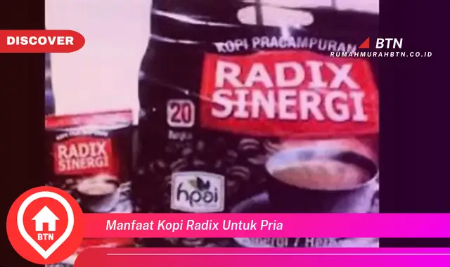 manfaat kopi radix untuk pria