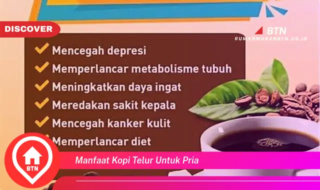 manfaat kopi telur untuk pria