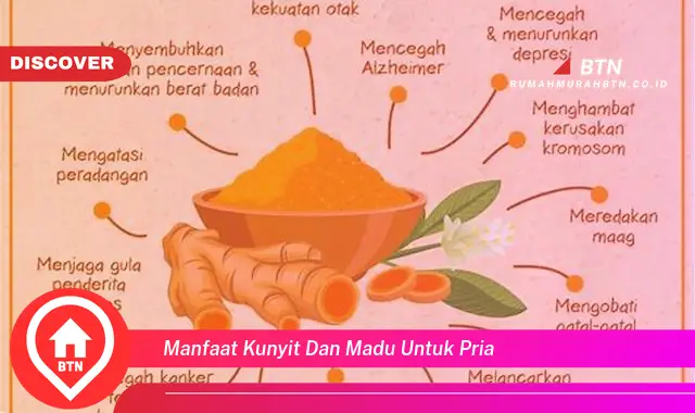 manfaat kunyit dan madu untuk pria