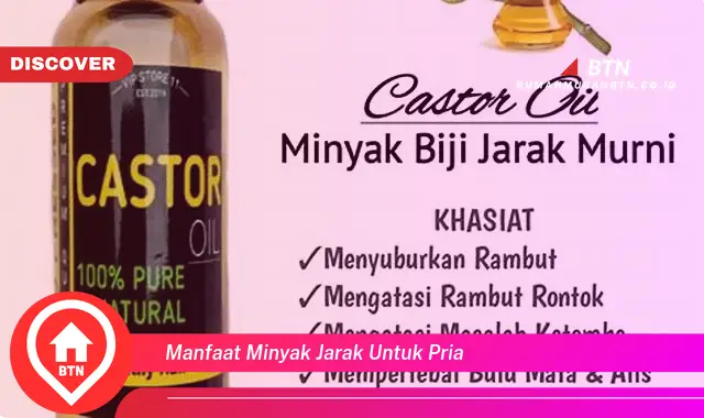 manfaat minyak jarak untuk pria