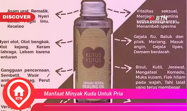 manfaat minyak kuda untuk pria