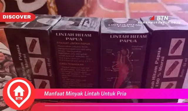 manfaat minyak lintah untuk pria