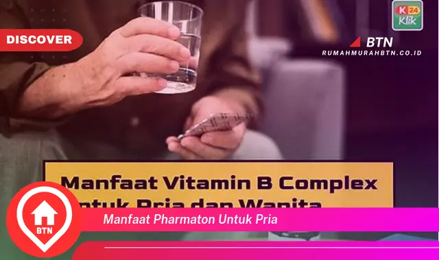 manfaat pharmaton untuk pria