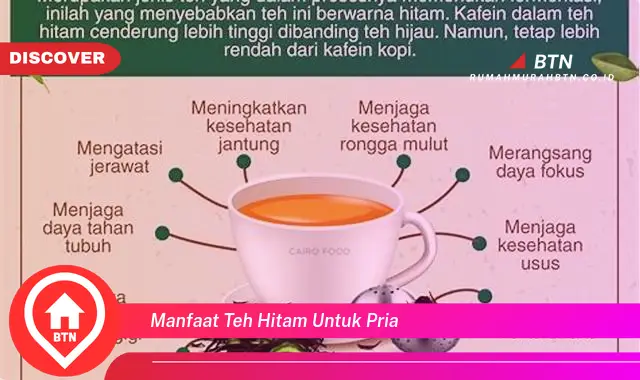 manfaat teh hitam untuk pria