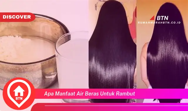 apa manfaat air beras untuk rambut