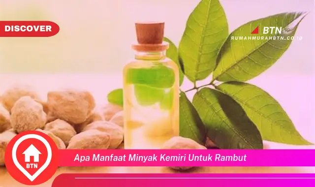 apa manfaat minyak kemiri untuk rambut